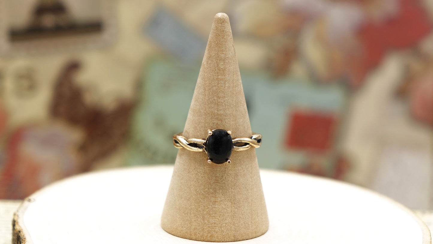 Onyx Crystal Stone Ring