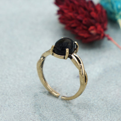 Onyx Crystal Stone Ring