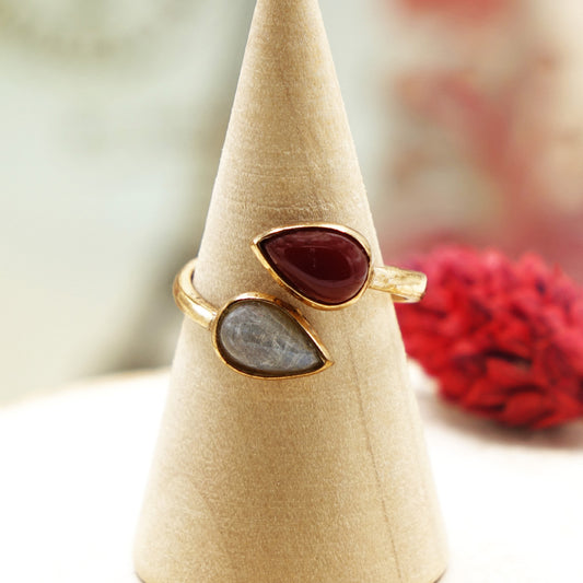 Adjustable Gemstone Rings