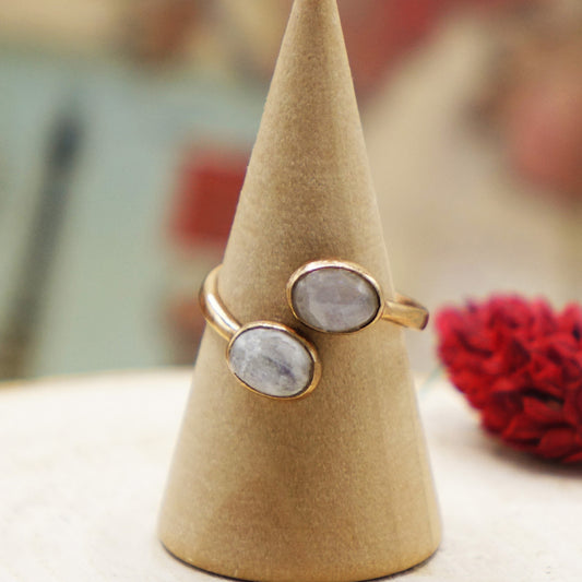 Adjustable Gemstone Rings