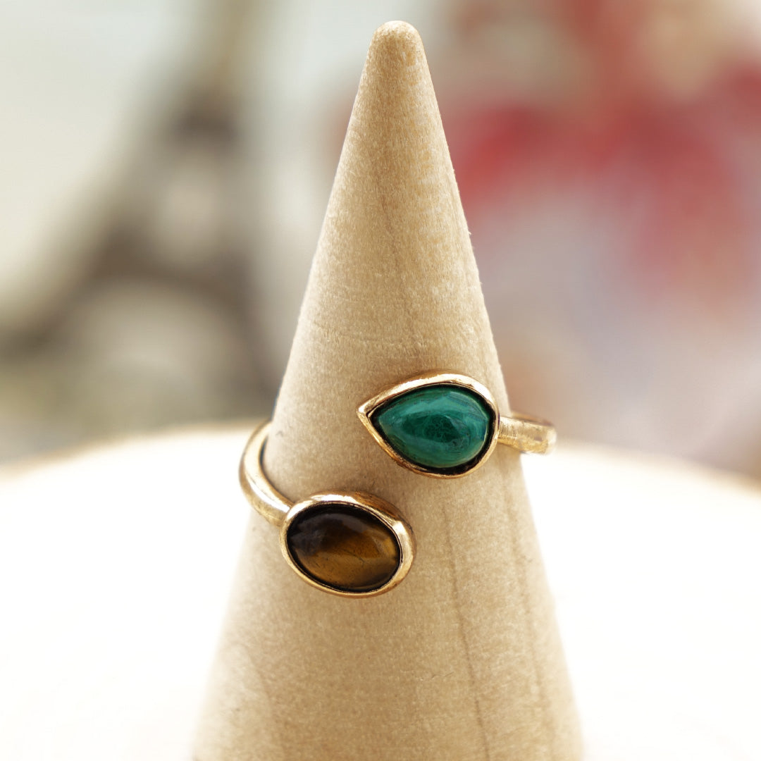 Adjustable Gemstone Rings