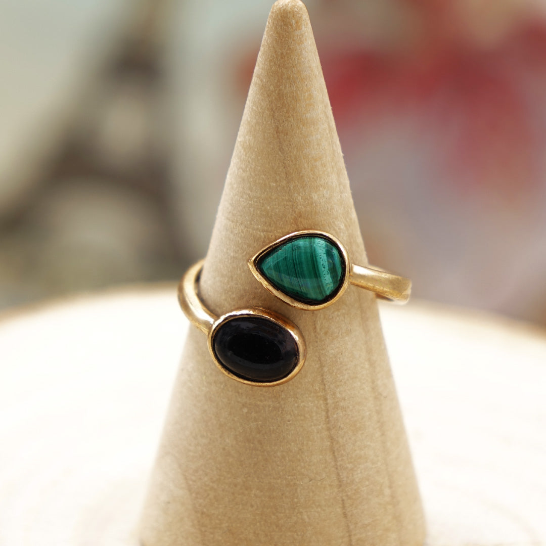 Adjustable Gemstone Rings