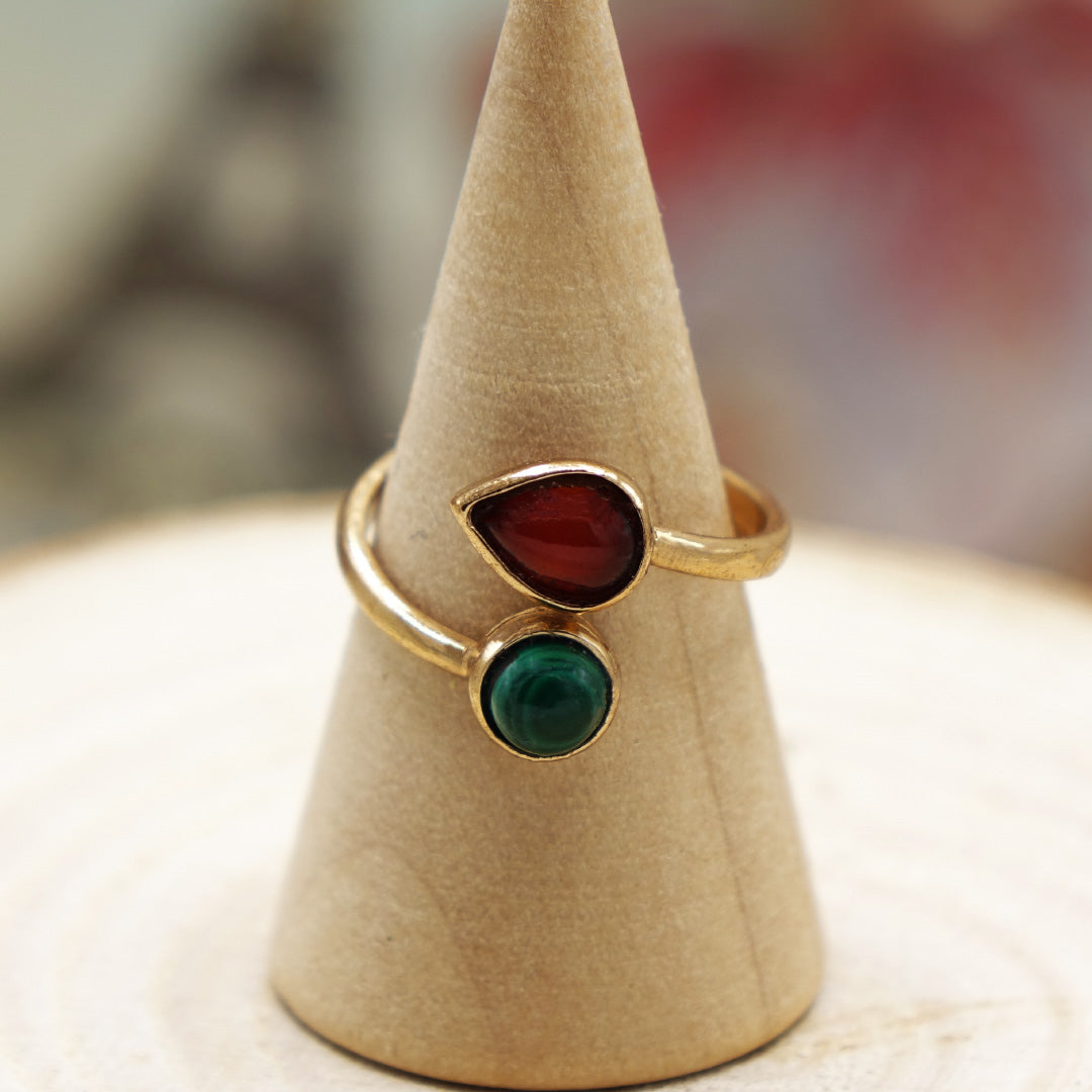 Adjustable Gemstone Rings