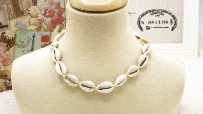 Cowrie Shell Choker Necklace
