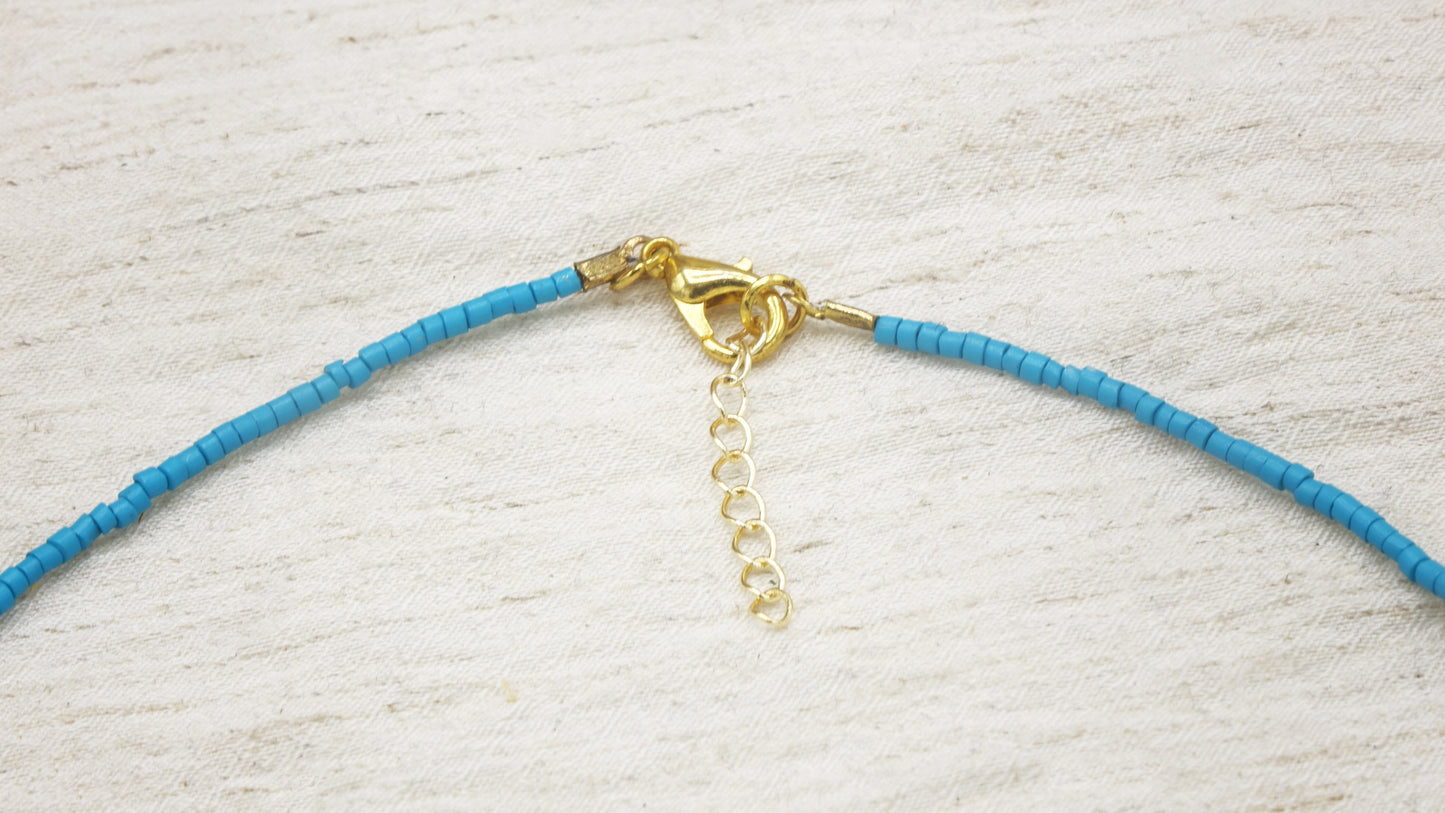 Boho Beaded Star Necklace - Verna Artisan Works