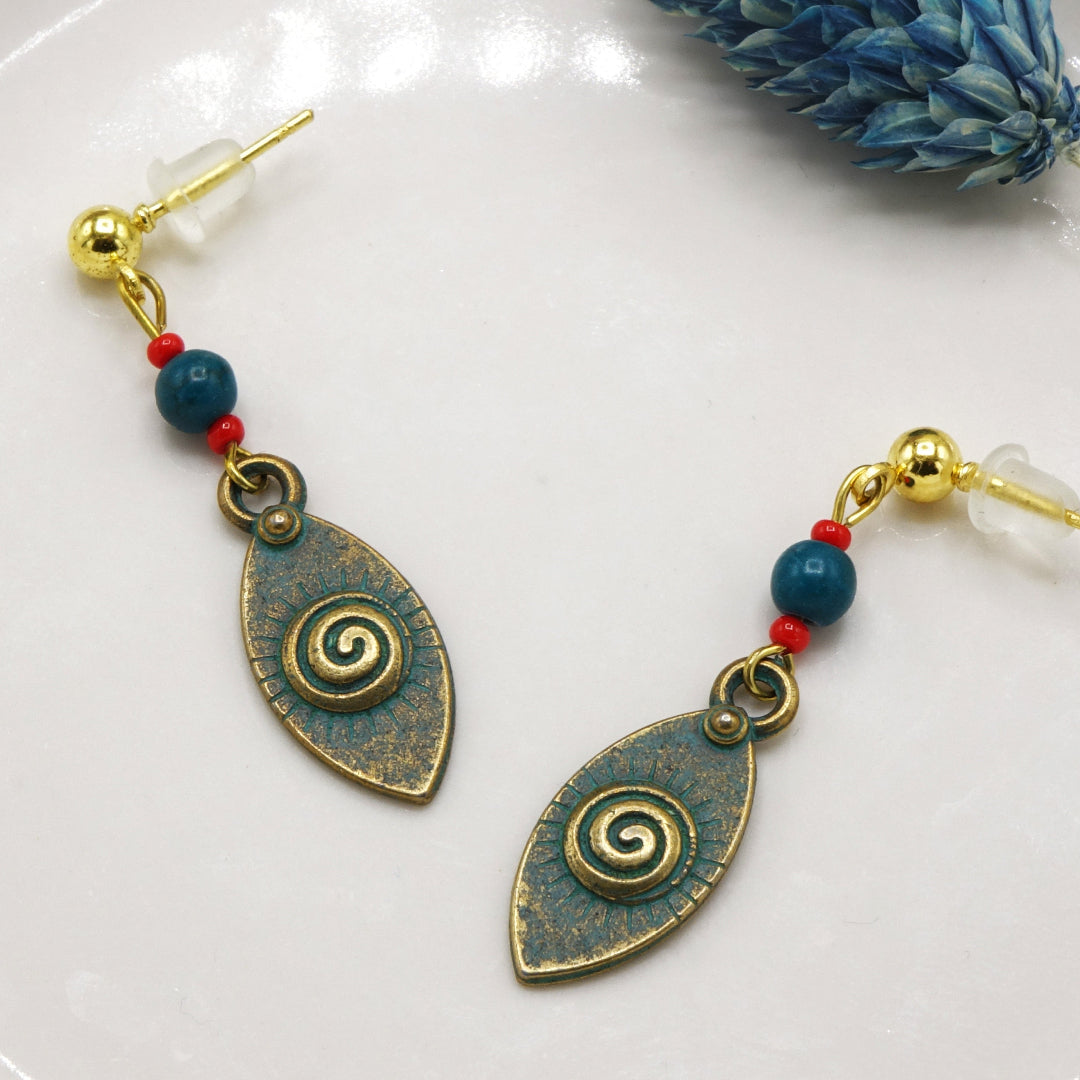 Boho Koru Symbol Earrings