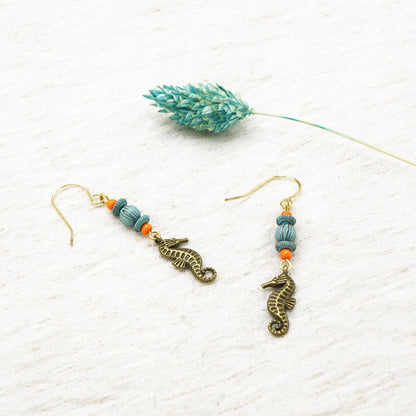 Boho Seahorse Earrings