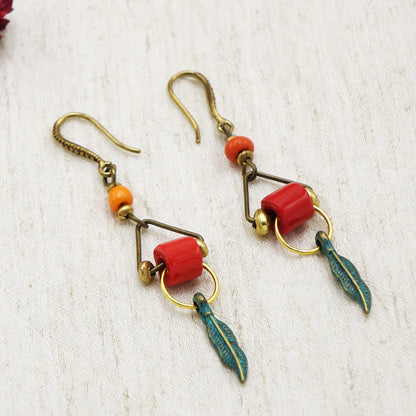 Boho Feather Earrings