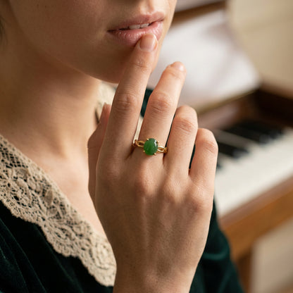 Green Jade Ring