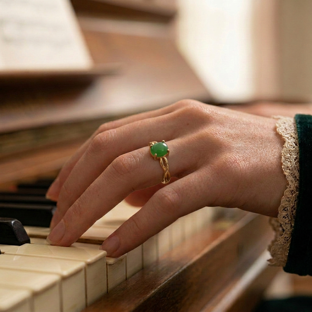 Green Jade Ring