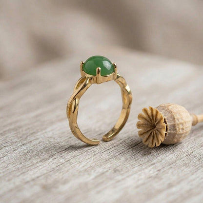 Green Jade Ring