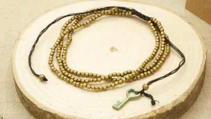 Love Charms Brass Bracelet - Verna Artisan Works