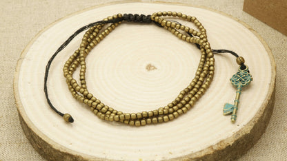 Love Charms Brass Bracelet - Verna Artisan Works