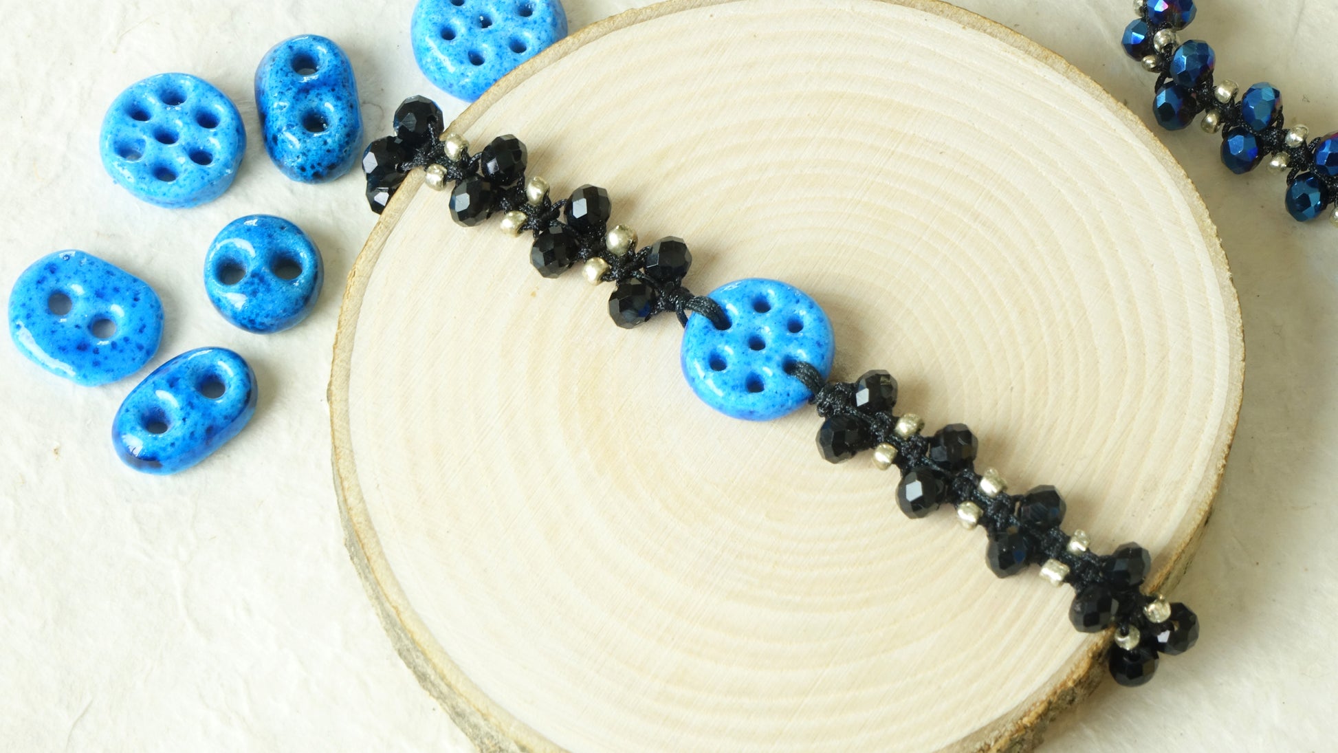 Good Vibes Only Macramé Bracelet - Charm - Verna Artisan Works