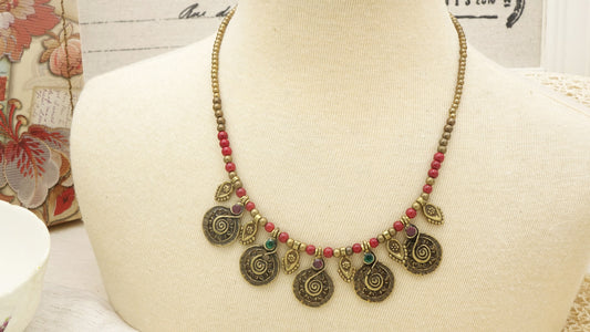 Ancient Goddess Koru Necklace - Verna Artisan Works
