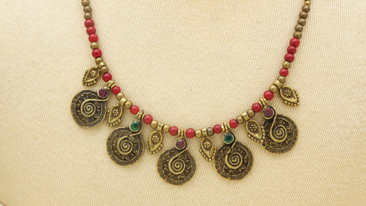 Ancient Goddess Koru Necklace - Verna Artisan Works