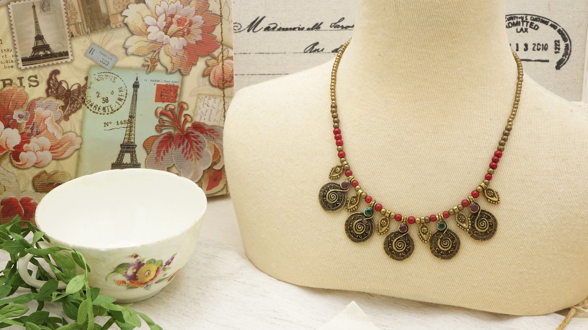Ancient Goddess Koru Necklace - Verna Artisan Works