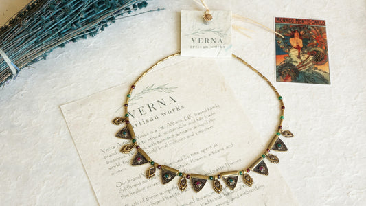 Ancient Goddess Chic Necklace - Verna Artisan Works
