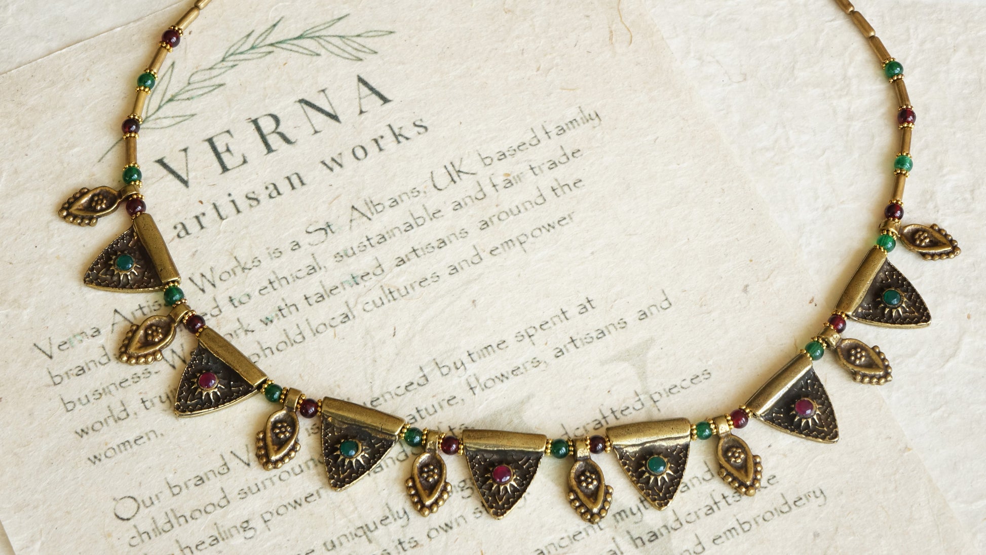 Ancient Goddess Chic Necklace - Verna Artisan Works