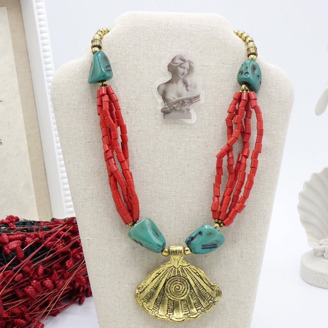 Ancient Goddess Necklace - Venus Rising - Verna Artisan Works