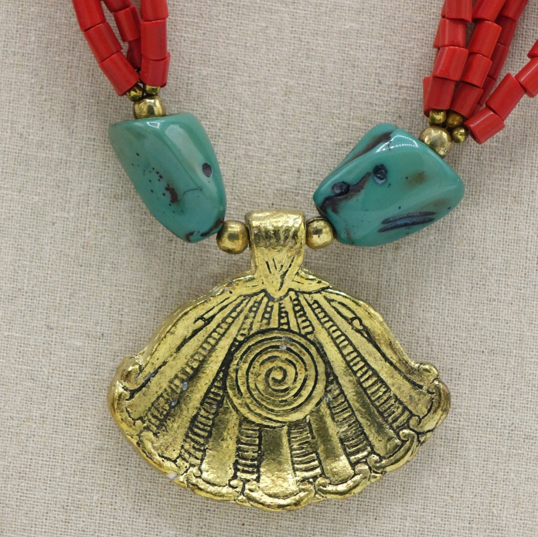 Ancient Goddess Necklace - Venus Rising - Verna Artisan Works