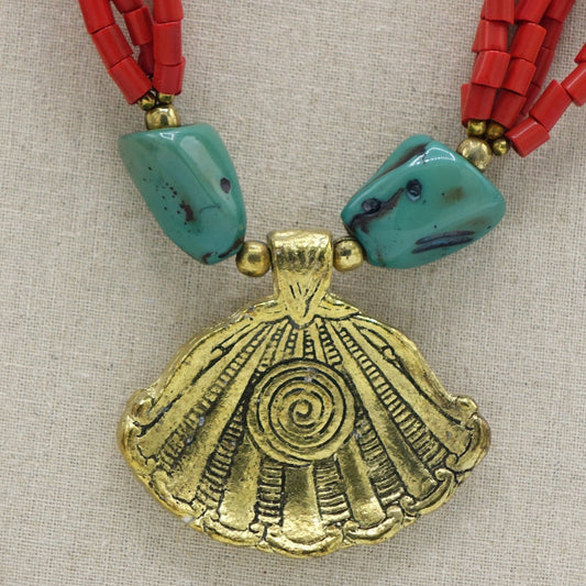 Ancient Goddess Necklace - Venus Rising - Verna Artisan Works