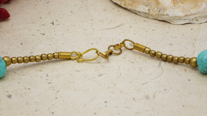 Ancient Goddess Beaded Necklace - Verna Artisan Works