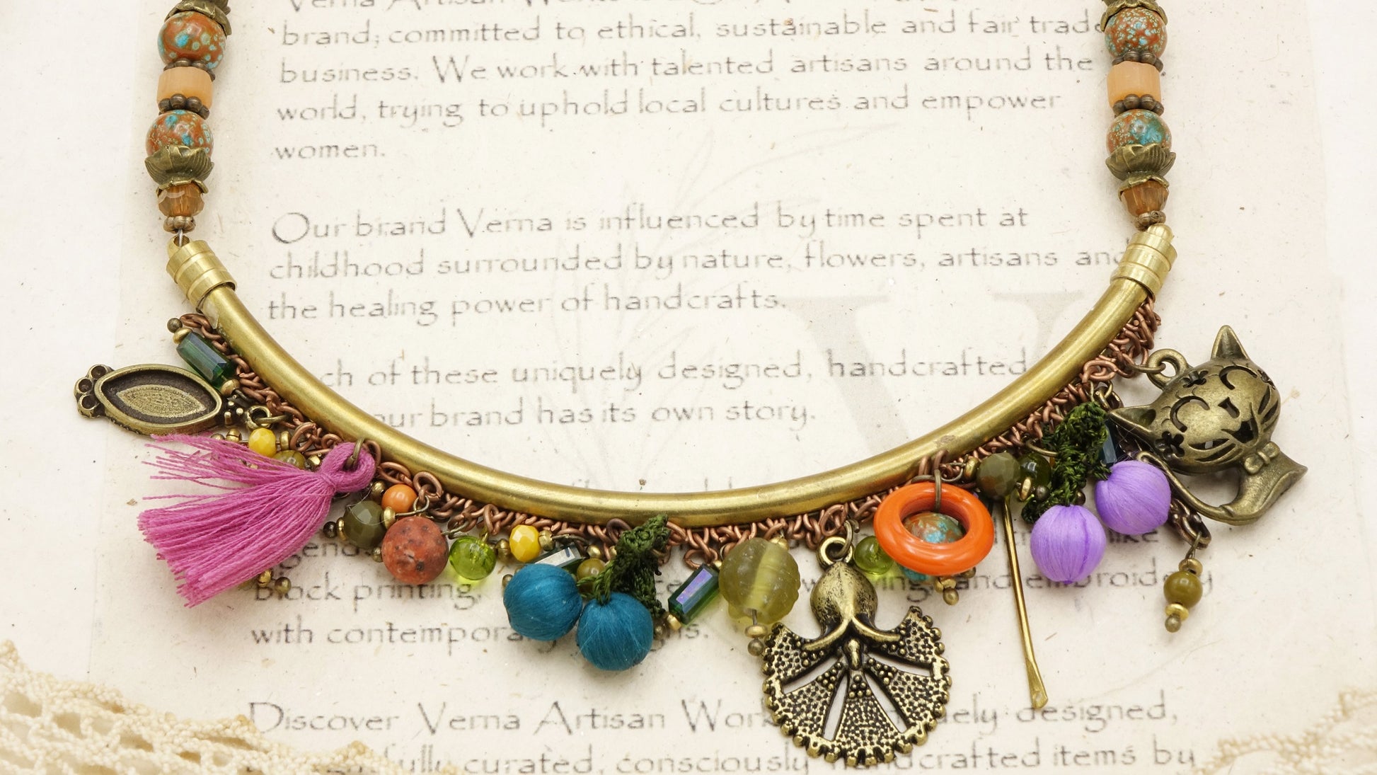 Boho Wish Necklace - Verna Artisan Works