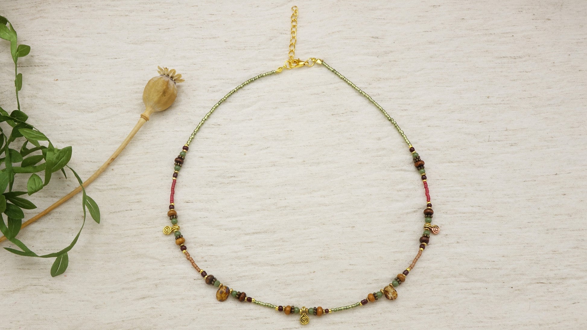Koru Spiral New Begining Necklace - Verna Artisan Works