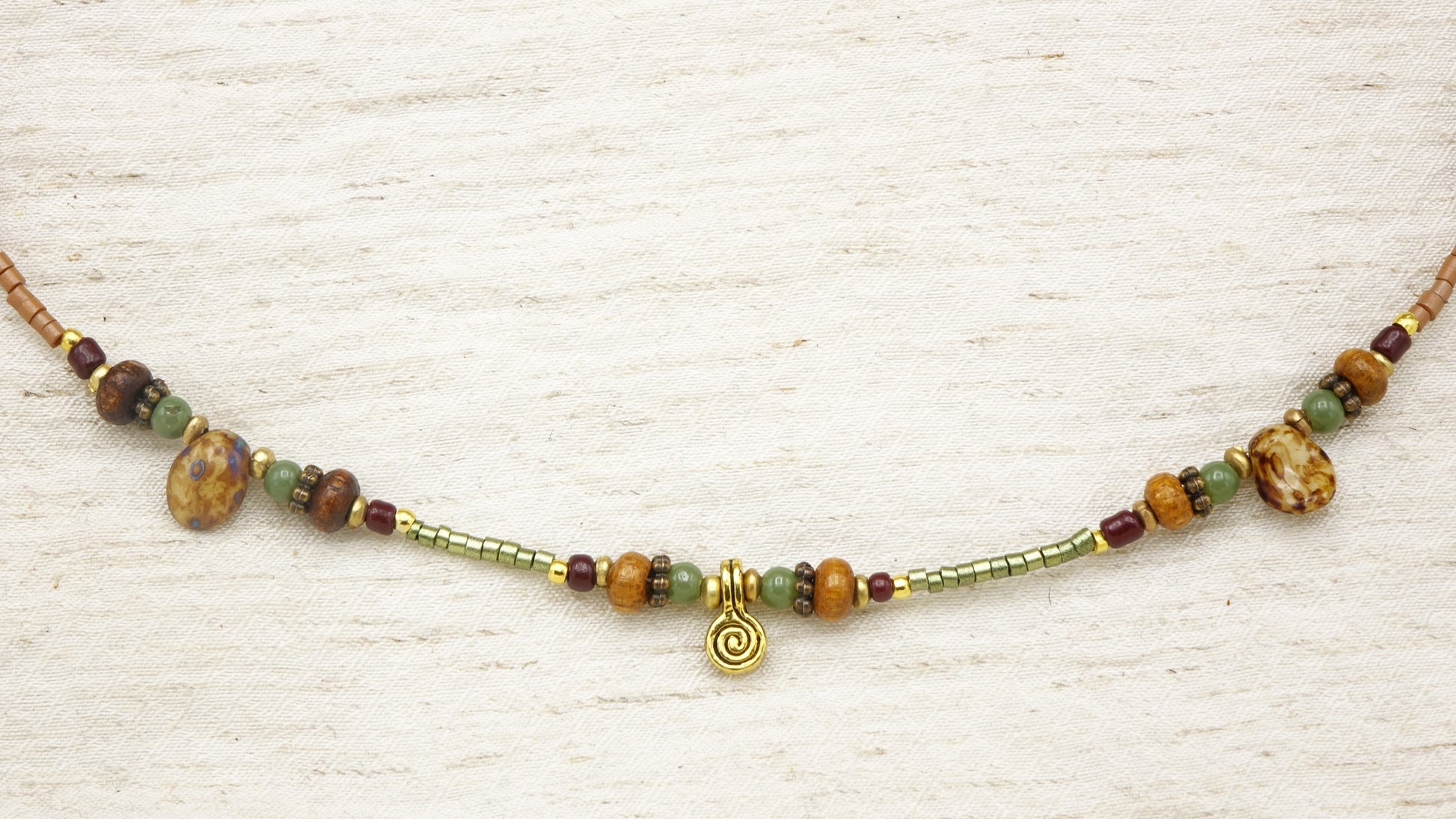 Koru Spiral New Begining Necklace - Verna Artisan Works