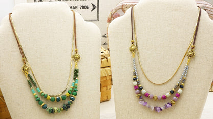 Jade Beaded Necklace - Verna Artisan Works