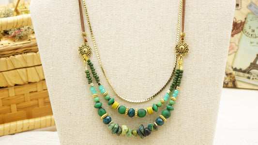 Jade Beaded Necklace - Verna Artisan Works