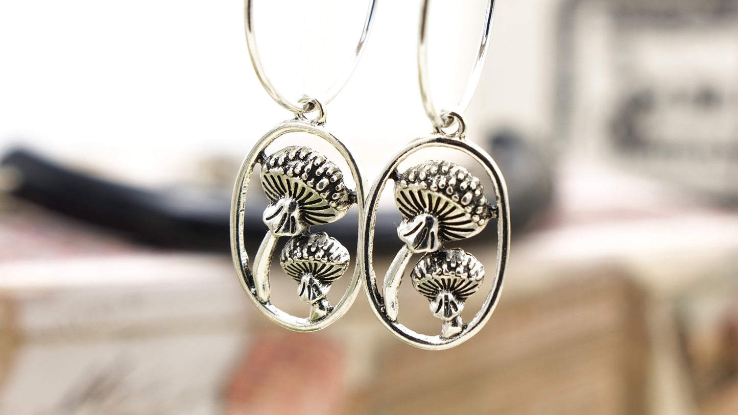 Mushroom Necklace & Earring Set - Verna Artisan Works