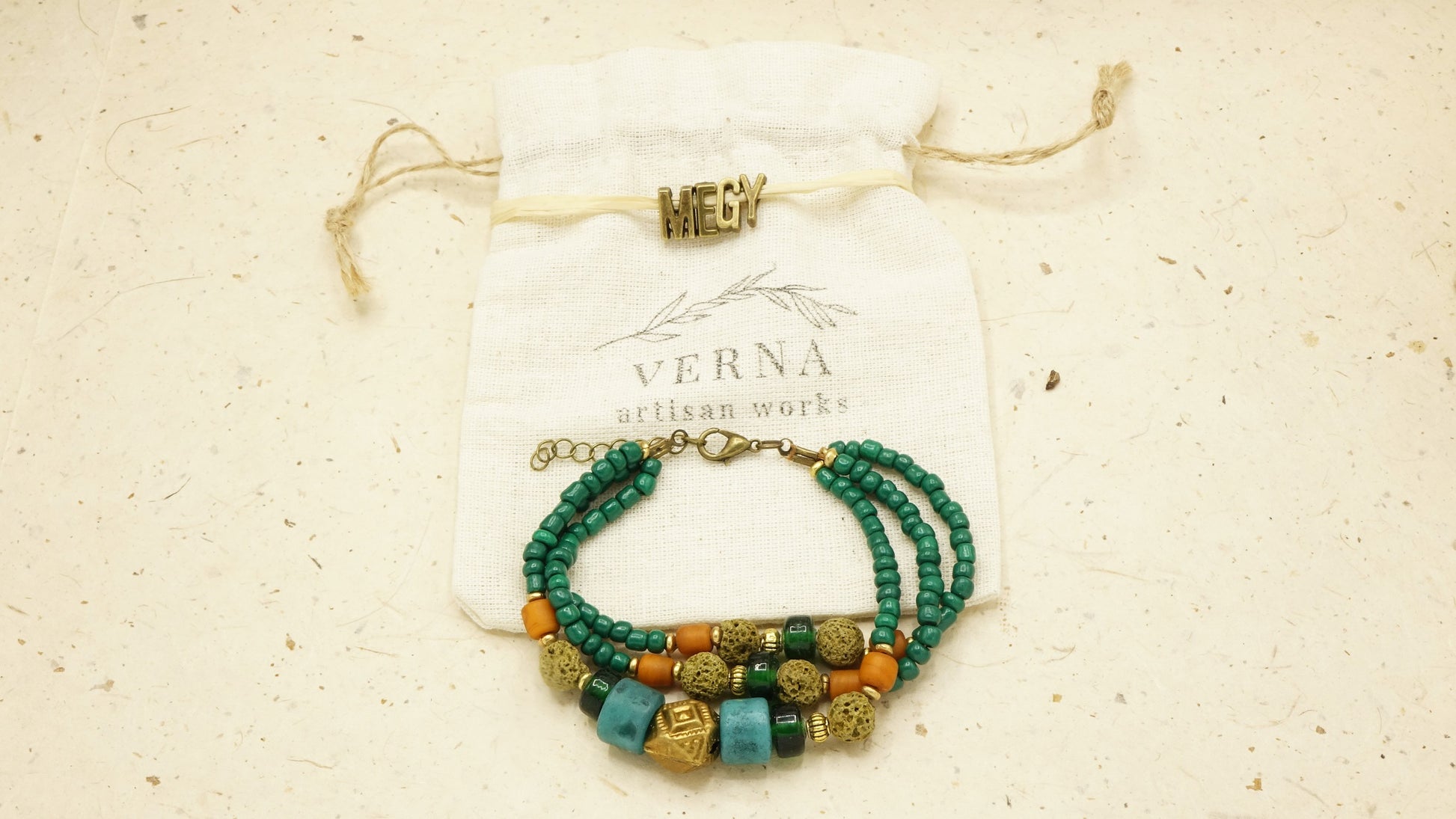 Lava Stone Diffuser Bracelet - Verna Artisan Works