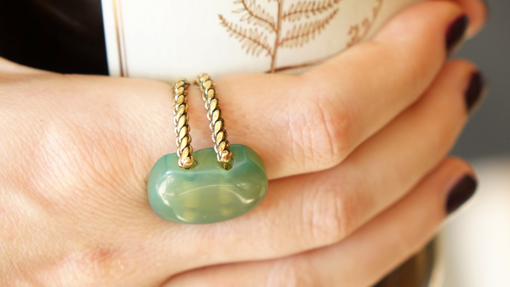 Ancient Goddess Chic Ring - Crystal Stone Ring - Verna Artisan Works