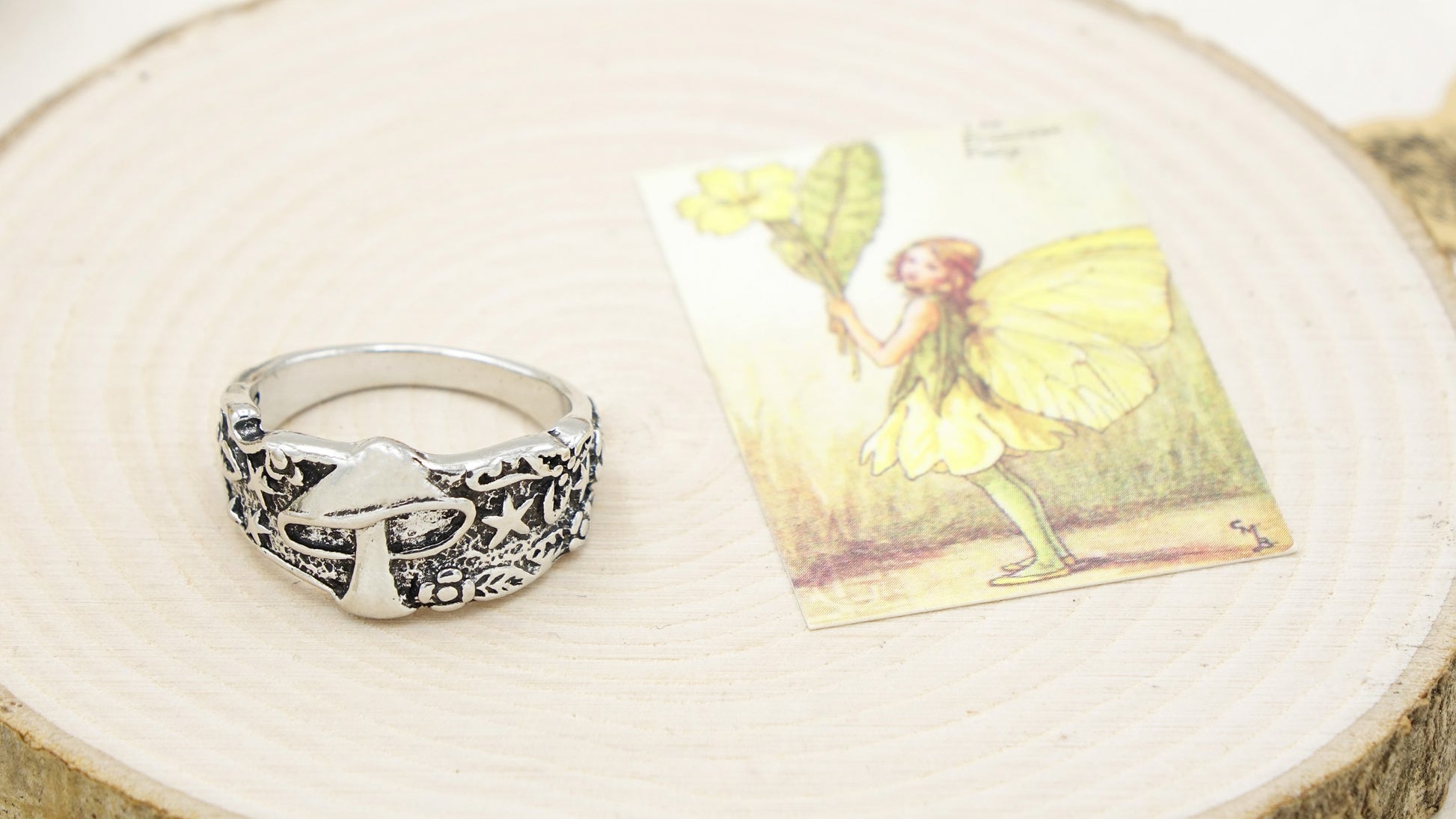 Mushroom Cottagecore Style Ring - Verna Artisan Works