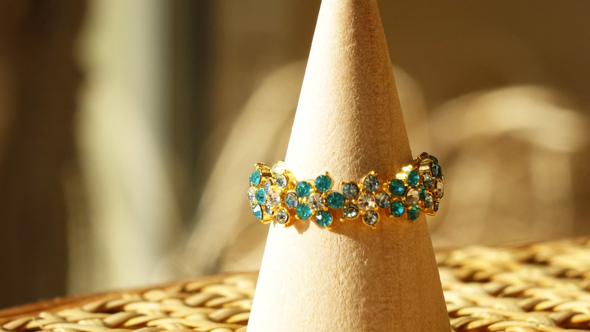 Forget Me Not Cubic Zirconia Ring - Verna Artisan Works