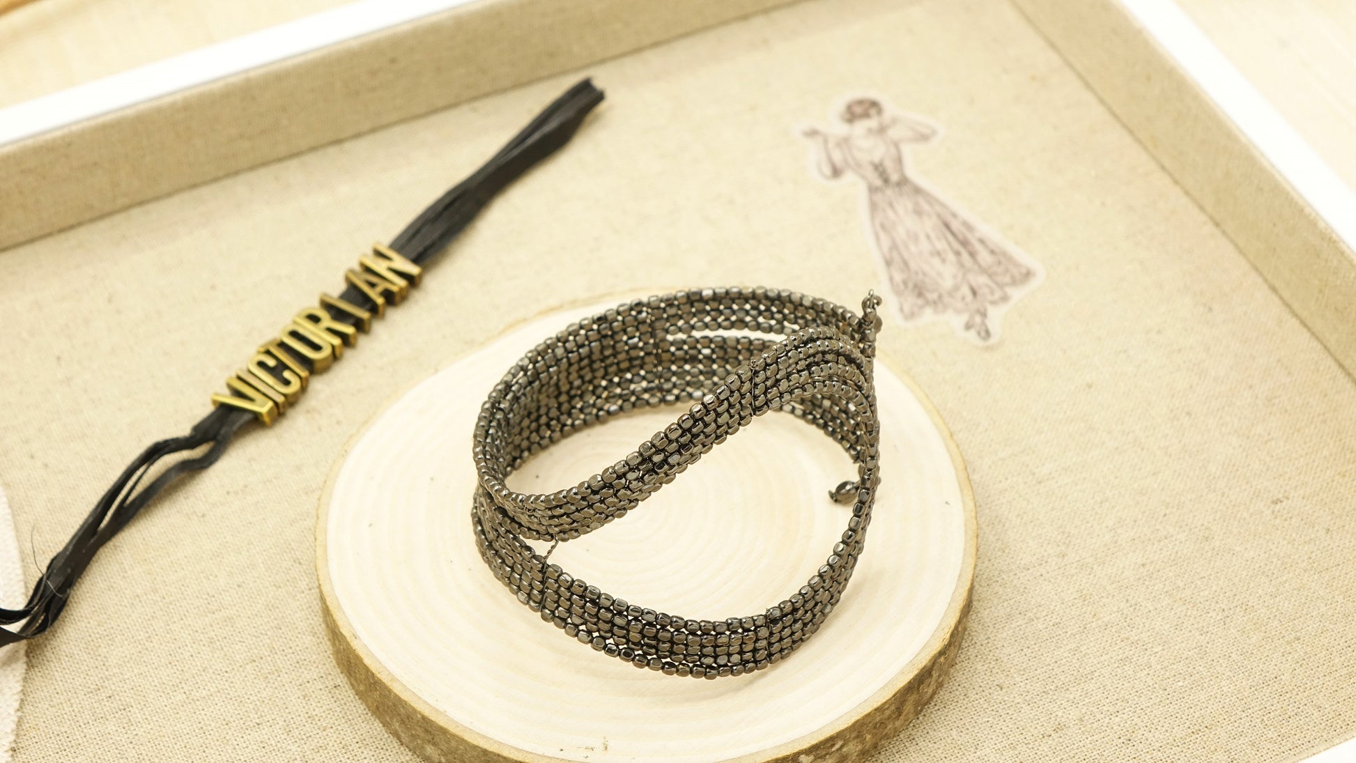 Victorian Style Brass Bracelet - Eternity - Verna Artisan Works