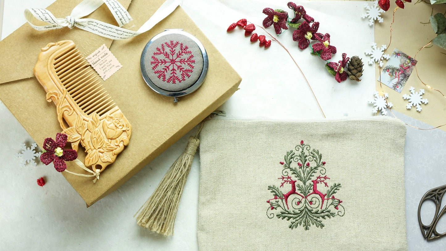 Reindeer - Vanity Makeup Letterbox Gift Set - Verna Artisan Works