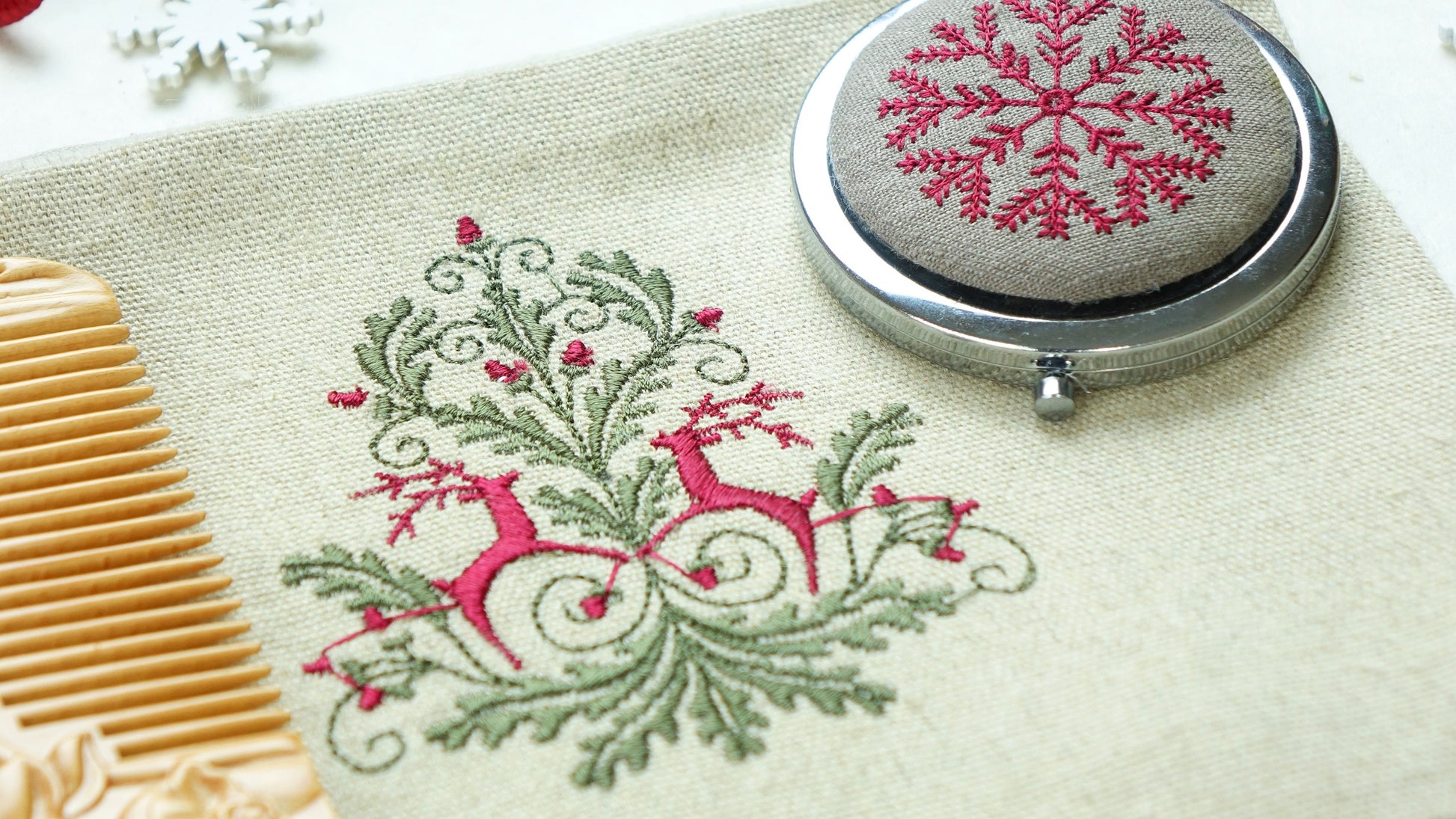 Reindeer - Vanity Makeup Letterbox Gift Set - Verna Artisan Works
