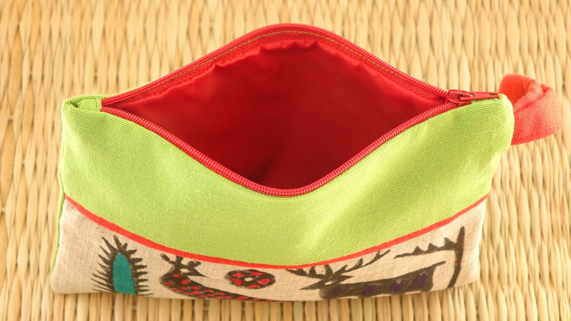Handmade Block Printed Clutch - Verna Artisan Works