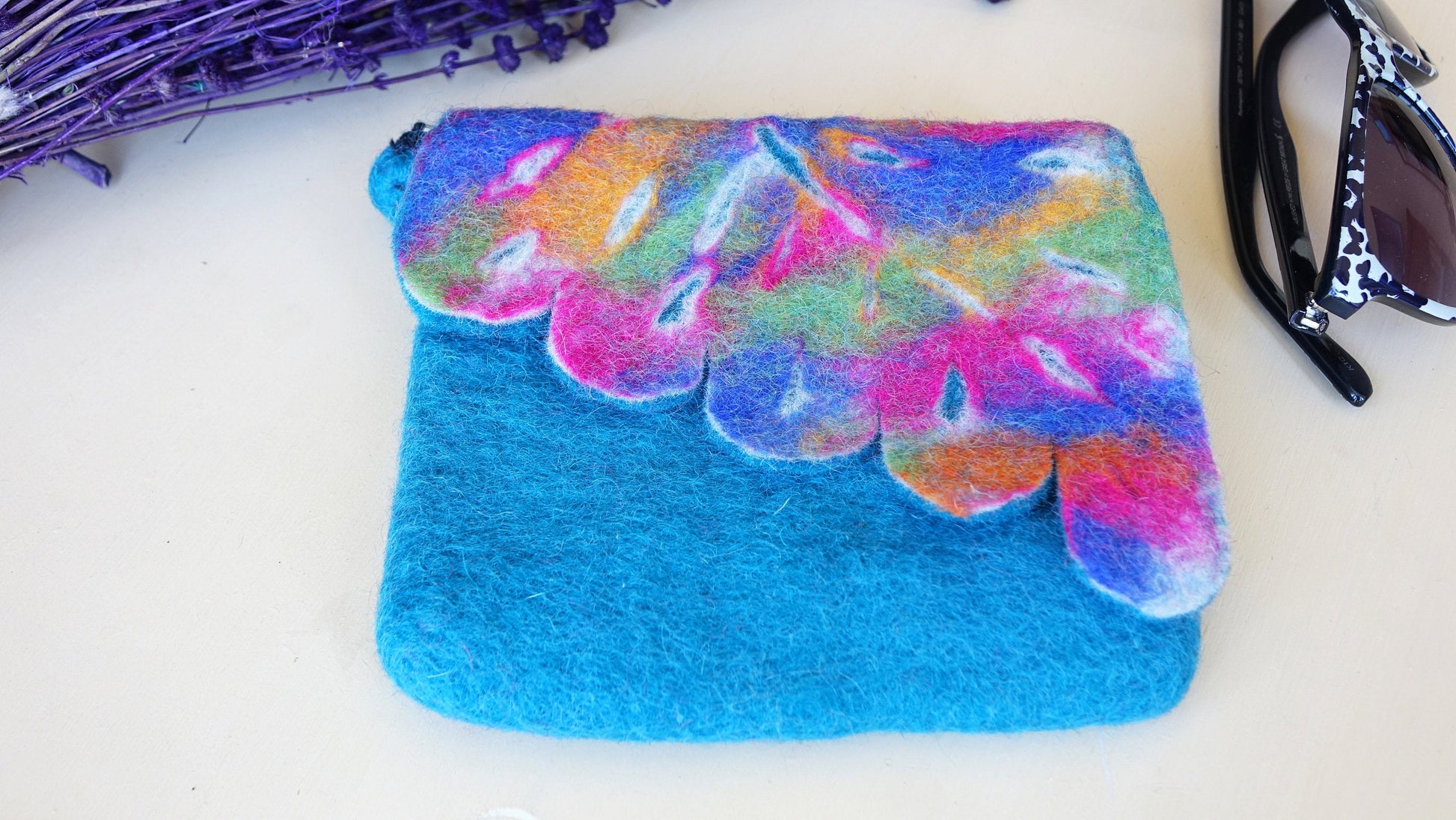 Rainbow Felt Purse Bag - Verna Artisan Works