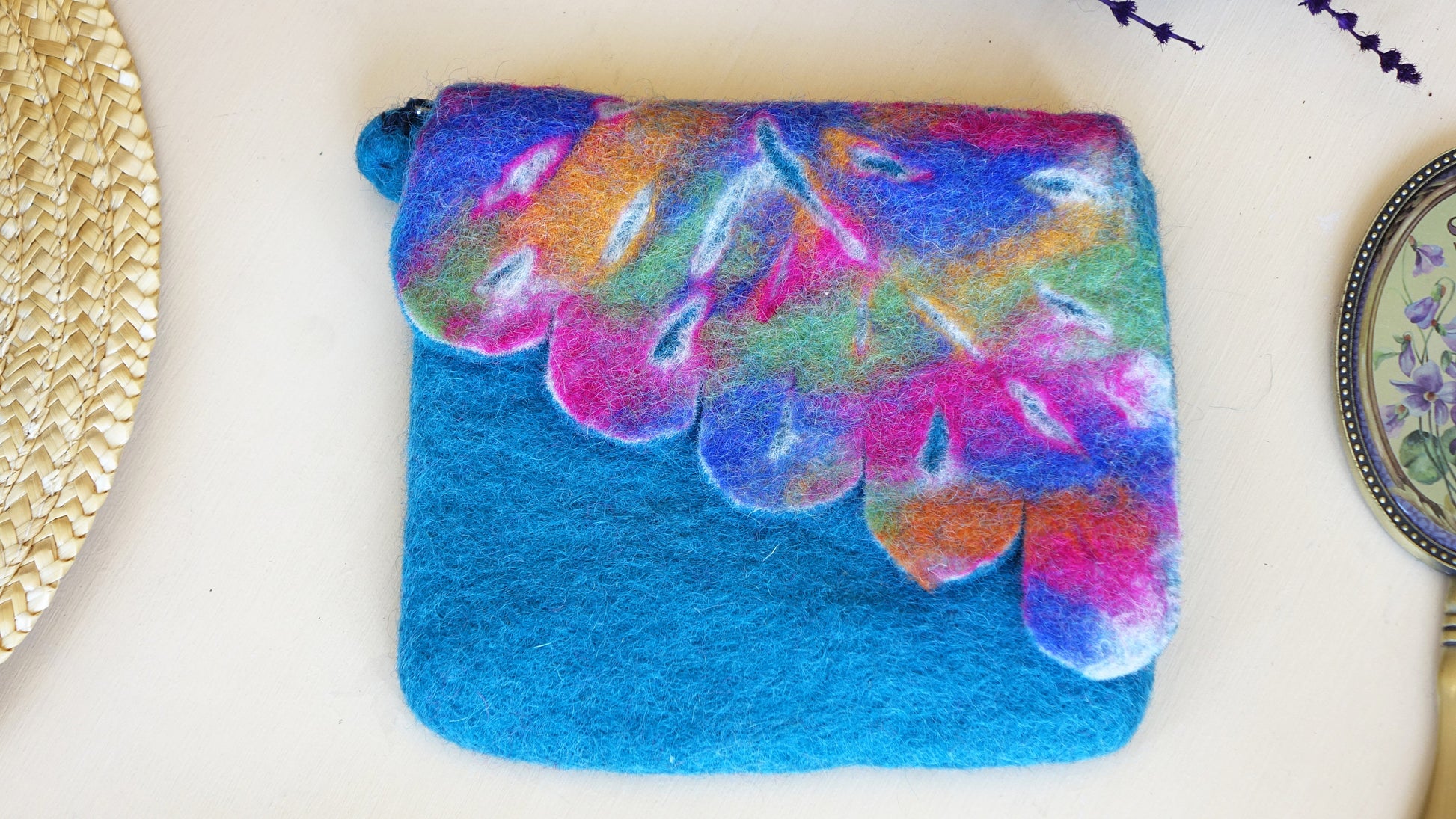 Rainbow Felt Purse Bag - Verna Artisan Works