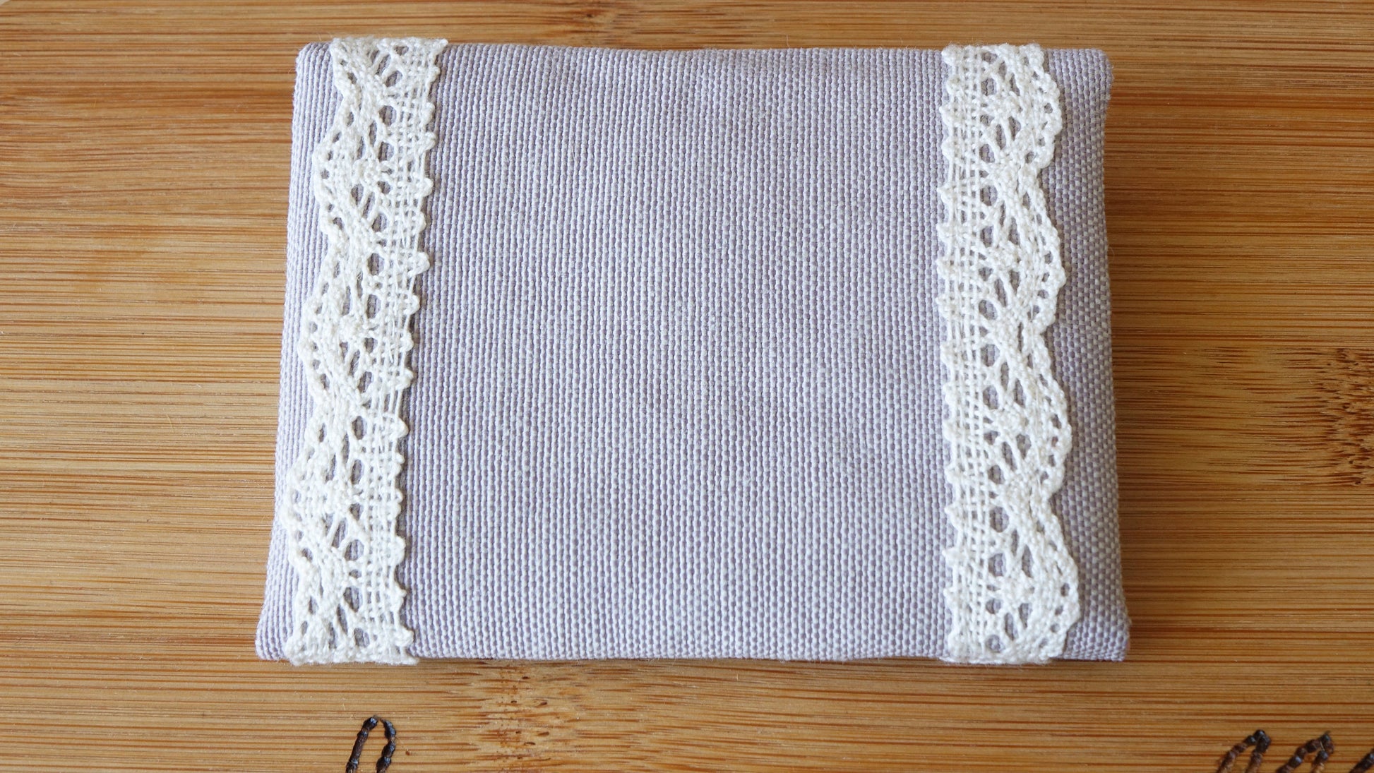 Lace Detailed Business Card Holder - Verna Artisan Works